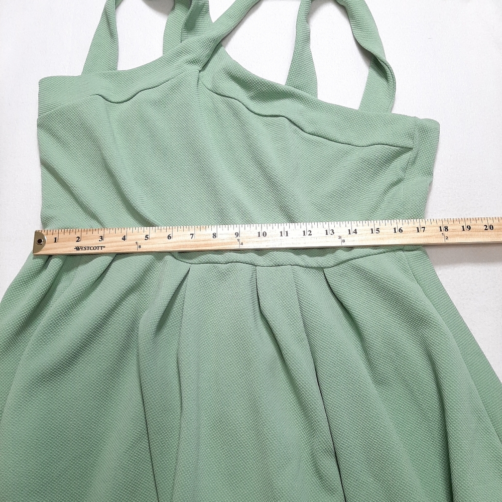 Torrid Mint Green Crisscross Front Swing Dress 2 - Picture 9 of 14